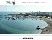 Tablet Screenshot of pensionlapuntica.com